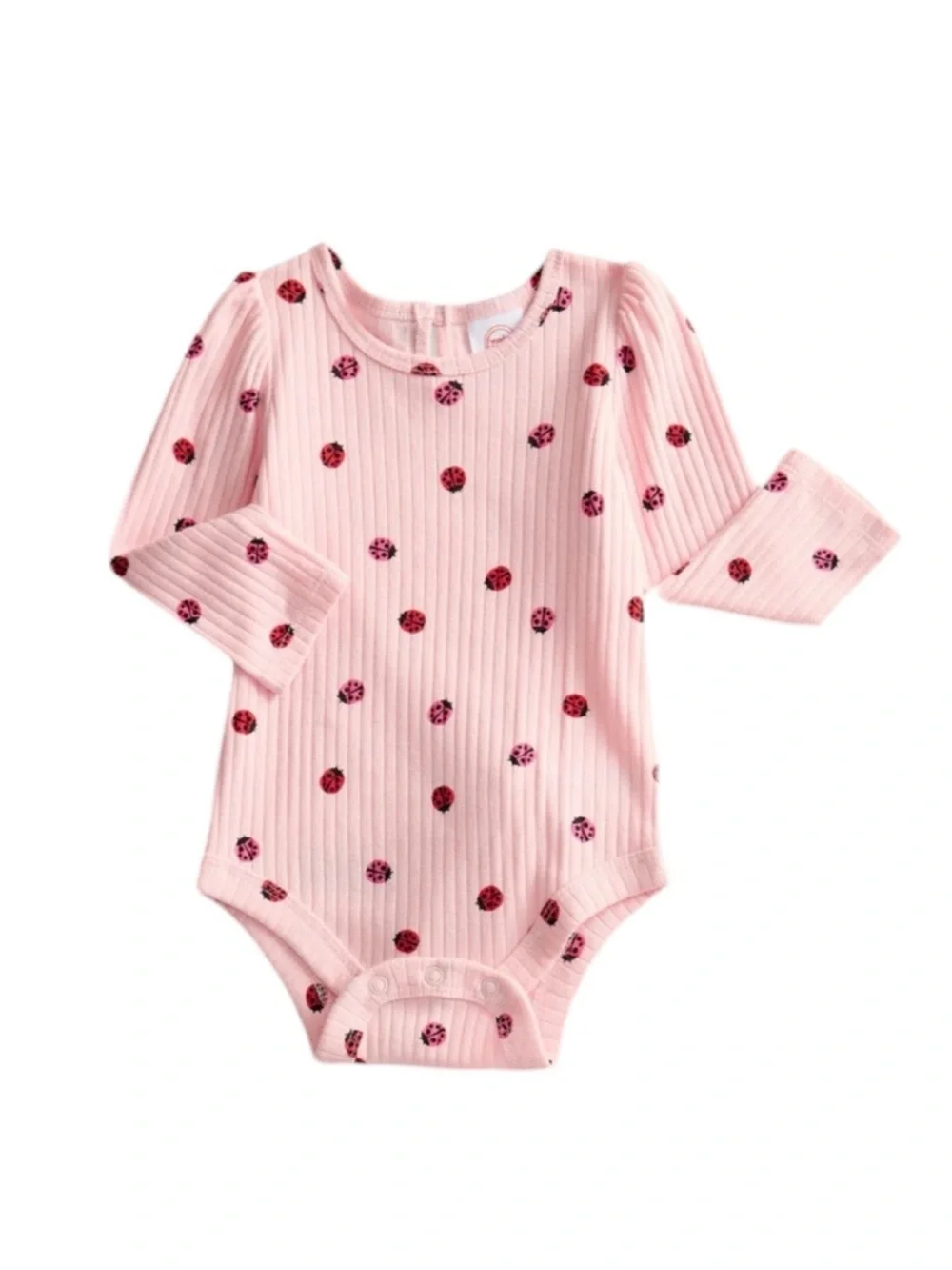 wonder nation Pink Ladybug Bodysuit And Matching Tulle Skegging Set